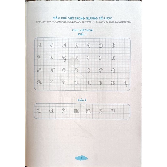 Tập Viết lớp 2 Tập 1 + Bìa Bao+Bút chì 2B