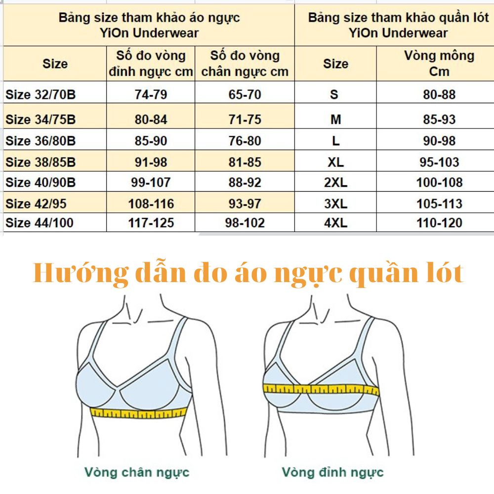 Áo Lót Su Đúc  Có Gọng Siêu Nâng Đẩy Dành Cho Ngực Nhỏ YiOn Underwear K32- AG01
