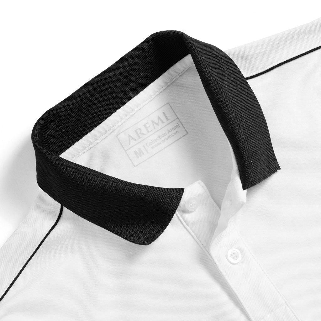 Áo polo nam tay ngắn cổ trụ AREMI vải cotton mềm mịn cao cấp thiết kế trẻ trung thanh lịch APL0005