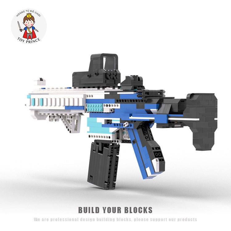 ĐỒ CHƠI LẮP RÁP KIỂU LEGO MÔ HÌNH SÚNG M416 BLACK ICE MOCKEVIN183 TRONG PUBG CS:GO FREE FIRE CoD