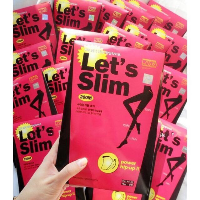Quần Tất Let's Slim Hàn Quốc Tạo Hiệu Ứng Thon Gọn Chân, Nâng vòng 3