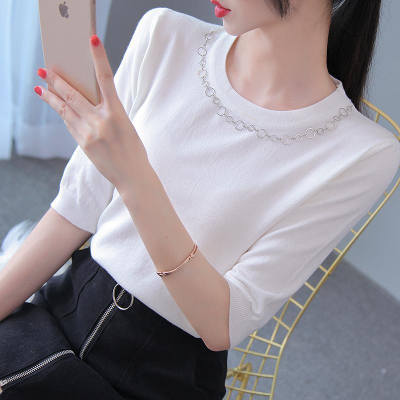 Áo Len Tay Dài Dáng Rộng Phong Cách Hàn Quốc Thời Trang Mùa Thu