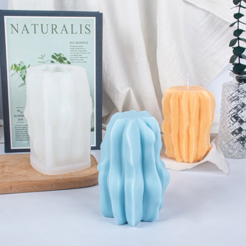 Khuôn Silicone Tạo Hình Cây Xương Rồng 3D Làm Xà Phòng / Bánh Tráng Miệng DIY