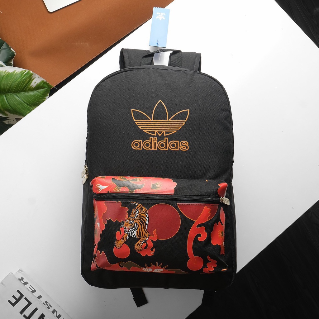 Balo Đi Học 3 Lá Originals Packback Mochila Trefoil - BK6723 Logo Lớn
