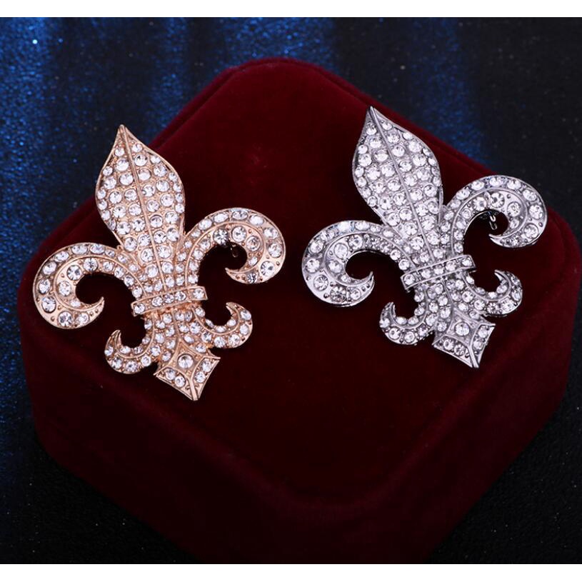 Ghim Cài Áo Hình Mỏ Neo Đính Đá Toàn Diện Phong Cách Âu Mỹ Cho Nam