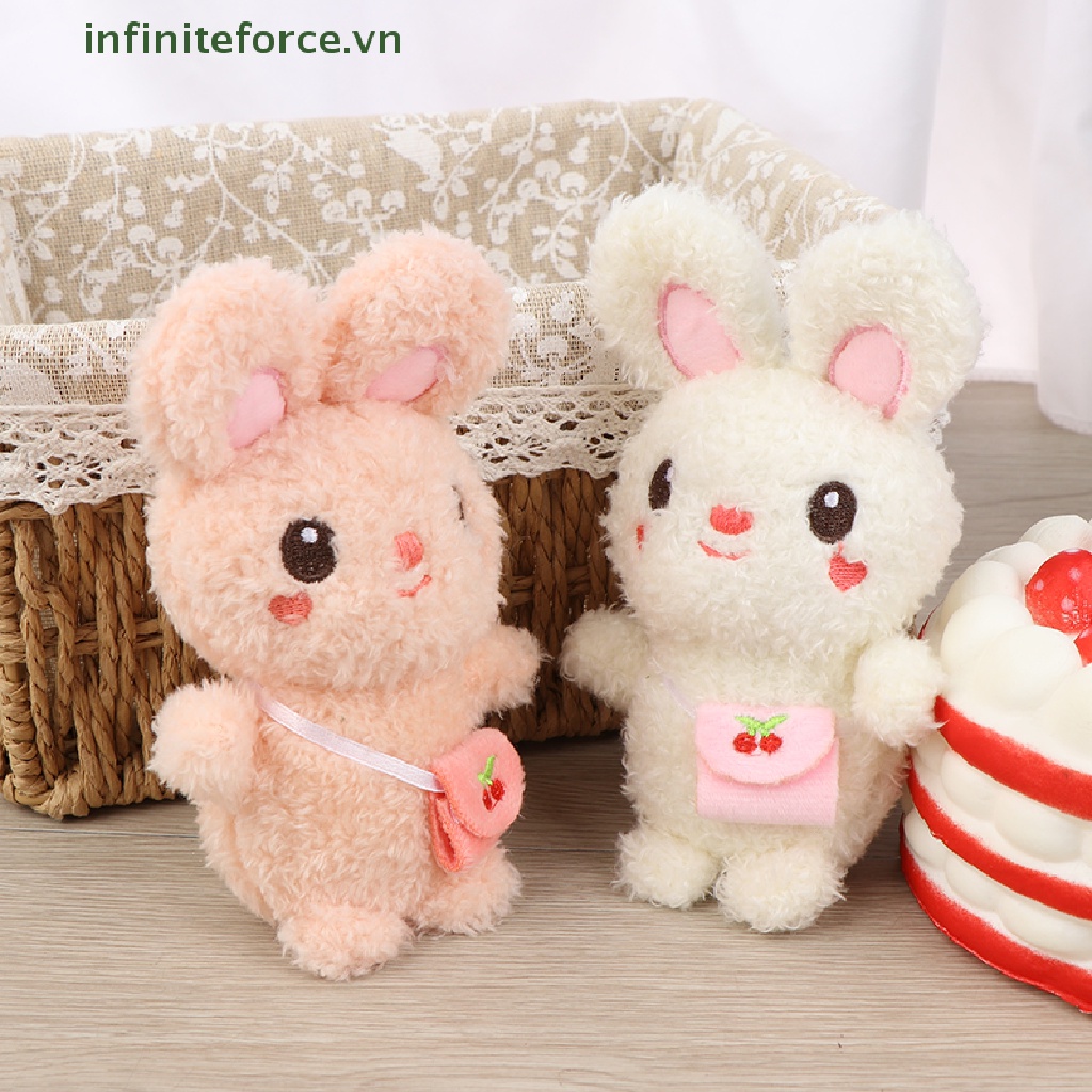 Móc Khóa Thỏ Nhồi Bông 13CM Đáng Yêu