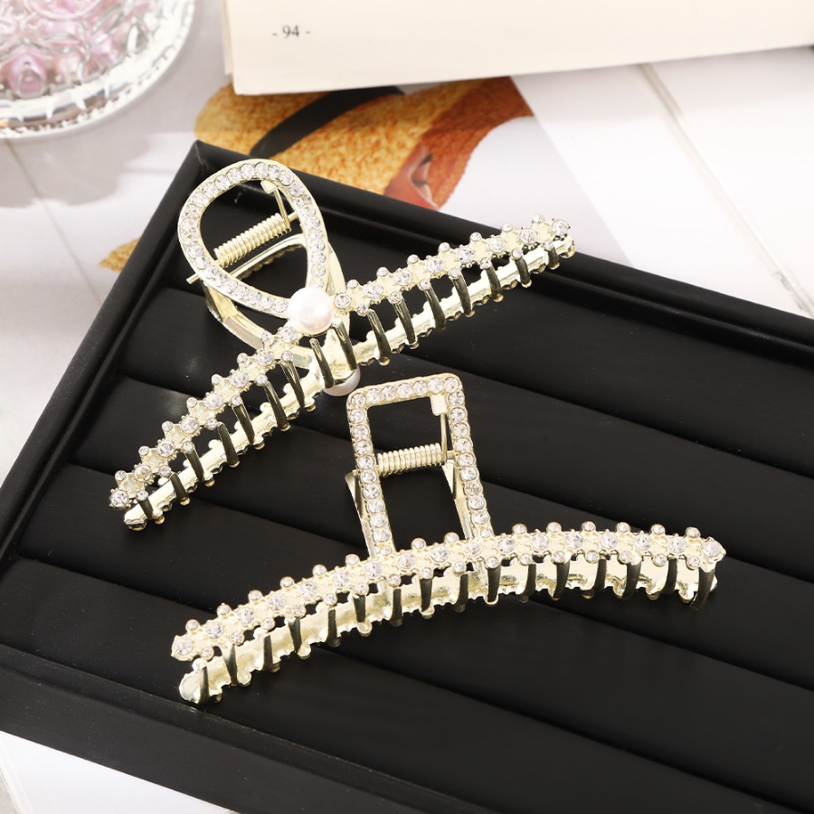 Kẹp Tóc Đính Đá Và Ngọc Trai Thời Trang Cho Nữ