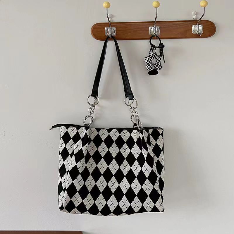 Túi Xách Vải Canvas Thiết Kế Cỡ Lớn Thời Trang Cao Cấp Trẻ Trung