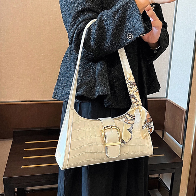 Túi Đeo Vai Họa Tiết Vân Đá Đơn Giản Phong Cách retro Cho Nữ