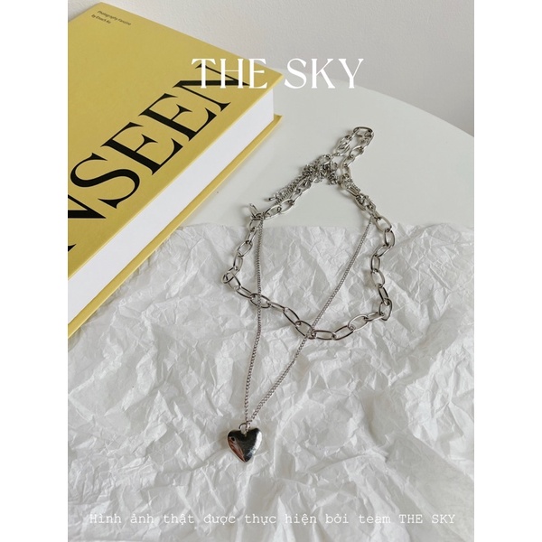 Set dây chuyền tách rời hình trái tim style Korea |𝑻𝑯𝑬 𝑺𝑲𝒀 𝑨𝑪𝑪𝑬𝑺𝑺𝑶𝑹𝑰𝑬𝑺