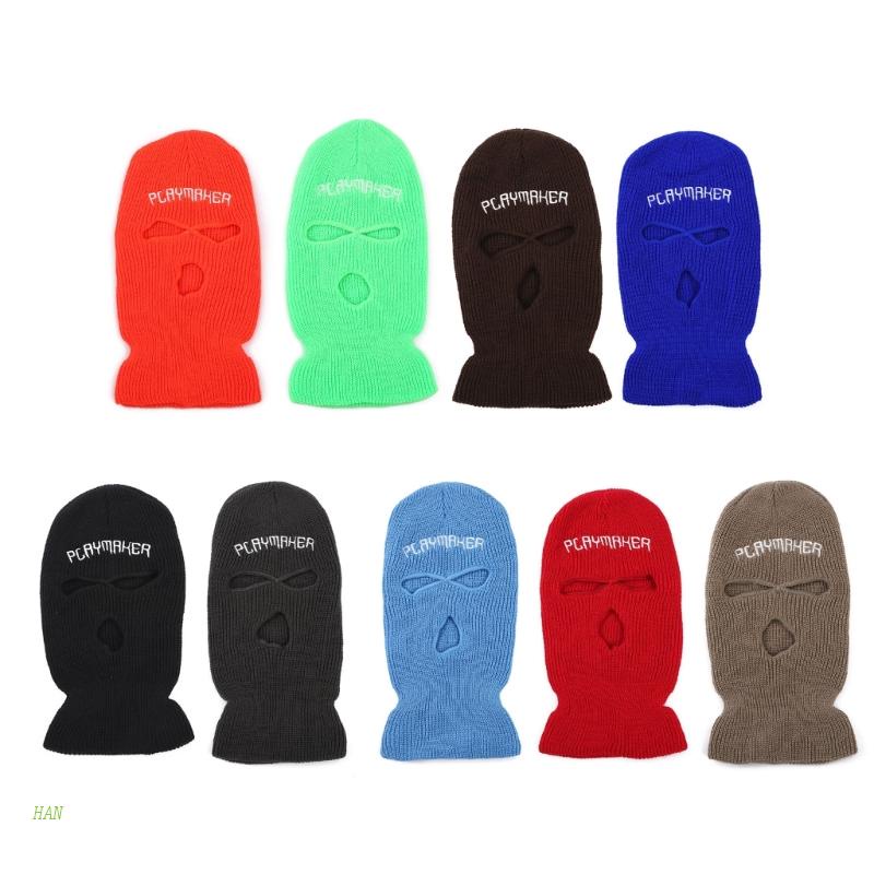 Mũ Bảo Vệ Cổ Ba Lỗ Chống Gió Hóa Trang Nhân Vật Gangster