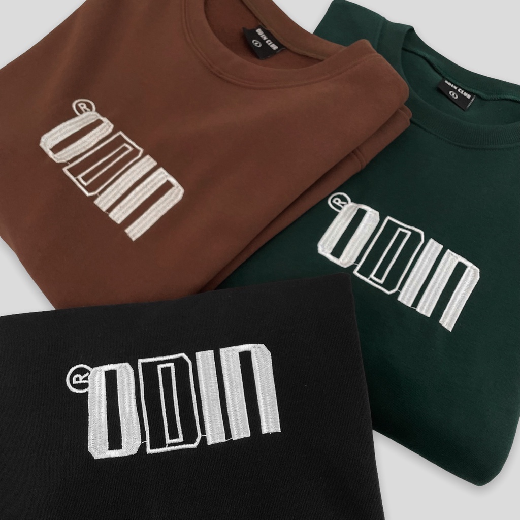 Áo Sweater Oversize ODIN CLUB Icon, Áo ni dài tay nam nữ form rộng, Local Brand ODIN CLUB