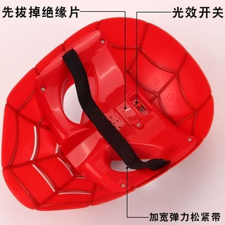 MẶT NẠ NGƯỜI NHỆN CÓ ĐÈN MÀU ĐEN