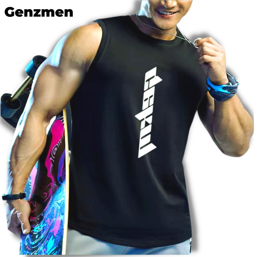 Áo thun ba lỗ nam , tanktop nam tập gym  Áo sát nách vải thun lụa thoáng mát co giãn hút