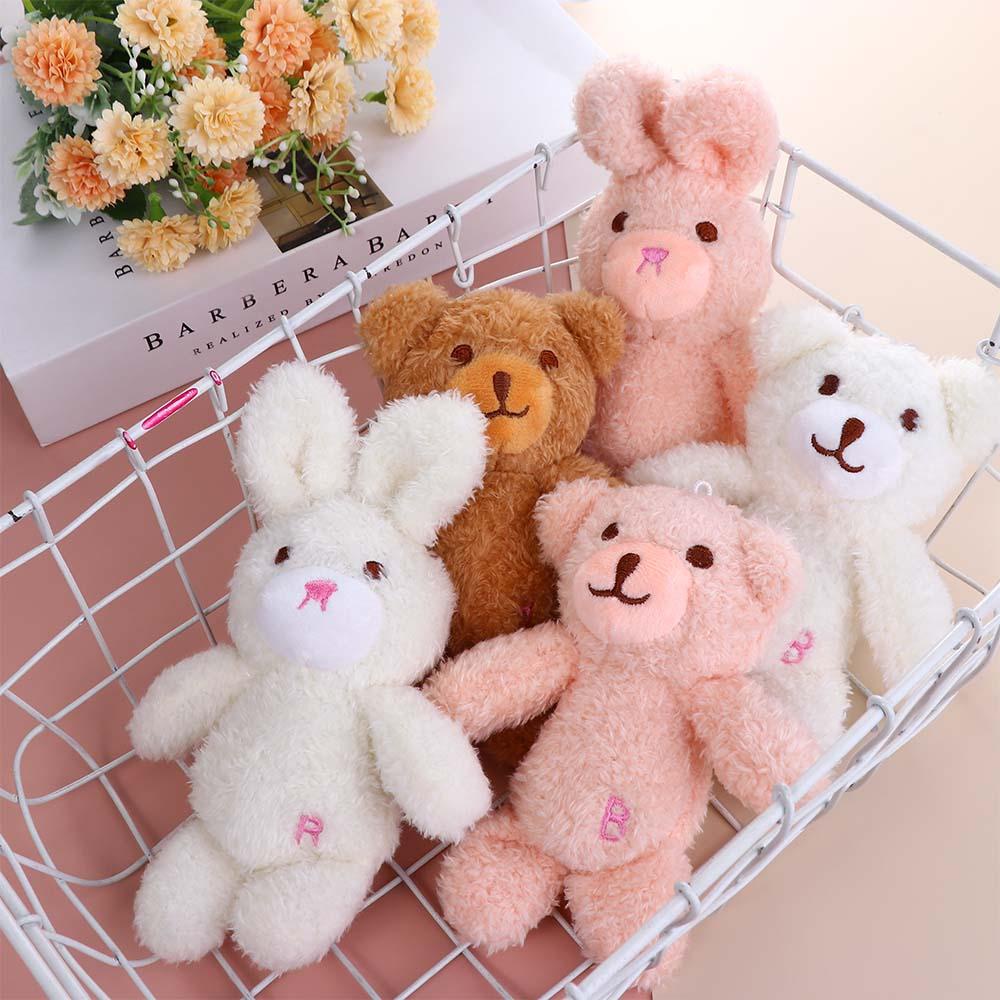 Móc Khóa Hình Gấu Nhồi Bông REBUY1 DIY Dành Cho Trẻ Em