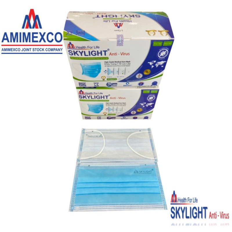 COMBO 3 Hộp Khẩu trang SKYLIGHT y tế