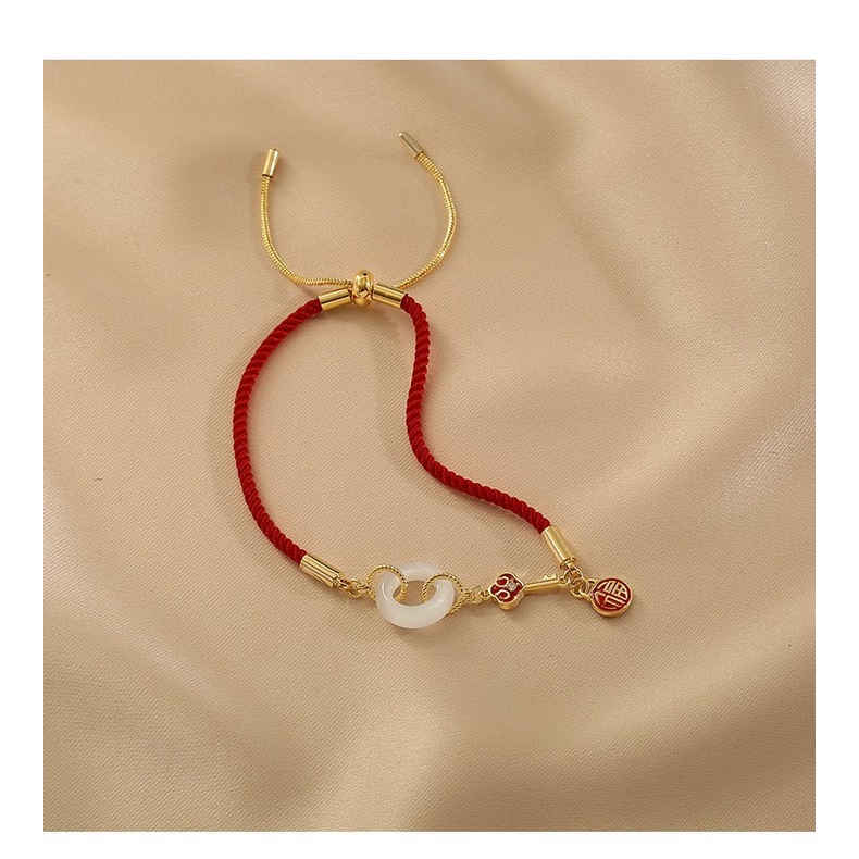 2023 Năm Mới Bình An Khóa Dây Đỏ Vòng Đeo Tay Cho Nữ Mão Vòng Tay Tặng Điềm Lành vòng Tay
