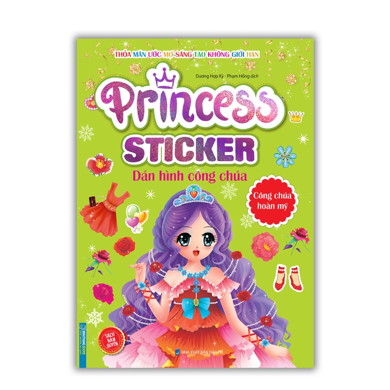 Sách - Combo Princess sticker Dán hình công chúa (trọn bộ 8 cuốn)