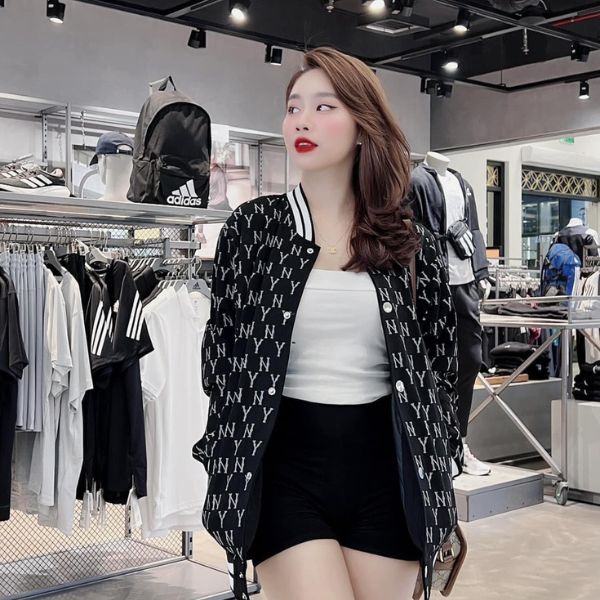 Áo khoác bomber form rộng nam nữ N.Y, Áo hoodies Over size Unisex chất nỉ cotton quynh.anh.1992 | BigBuy360 - bigbuy360.vn