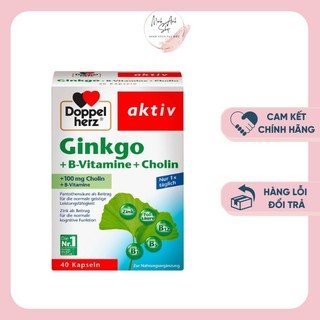 Viên uống bổ não Aktiv Ginkgo Doppelherz hộp 40v nội địa Đức