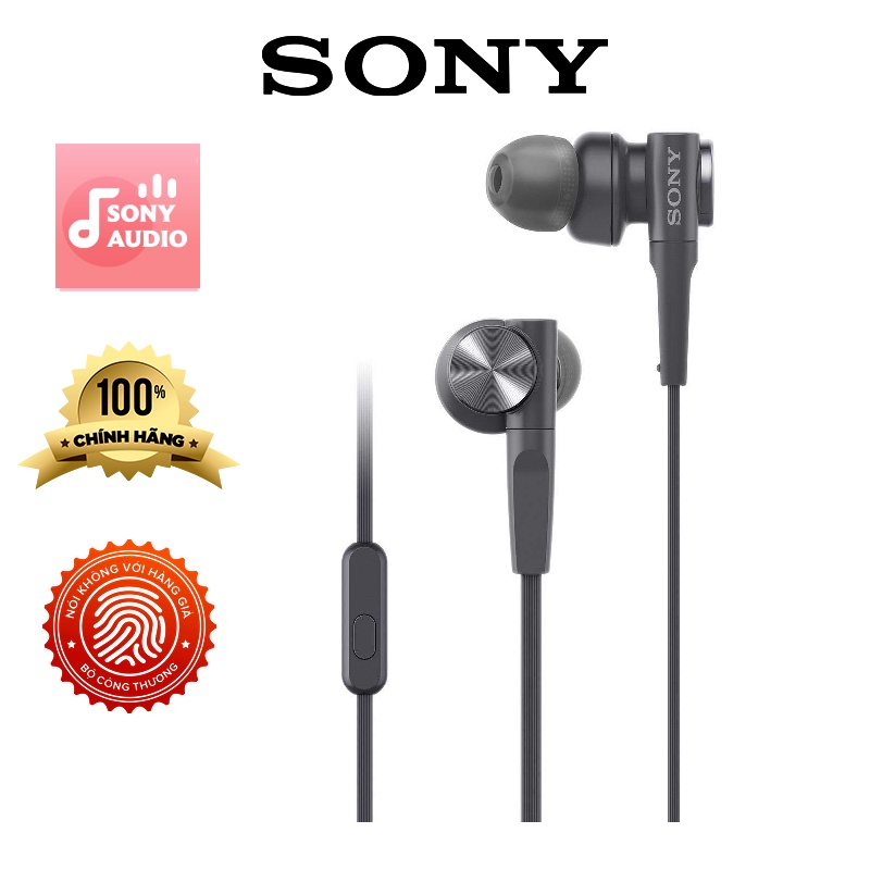 Tai nghe nhét tai SONY chính hãng MDR-XB55AP đủ màu - Bảo hành 12 tháng