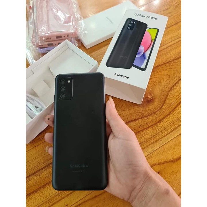 Điện thoại Samsung Galaxy A03s Ram 4gb Màn hình 6.5" pin 5000 mAh. Bảo hành 12 tháng. Lỗi 1 đổi 1 trong 30 ngày đầu tiên