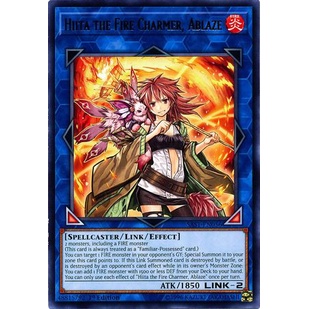Hiita the Fire Charmer Ablaze SAST EN056 Rare 1st Edition