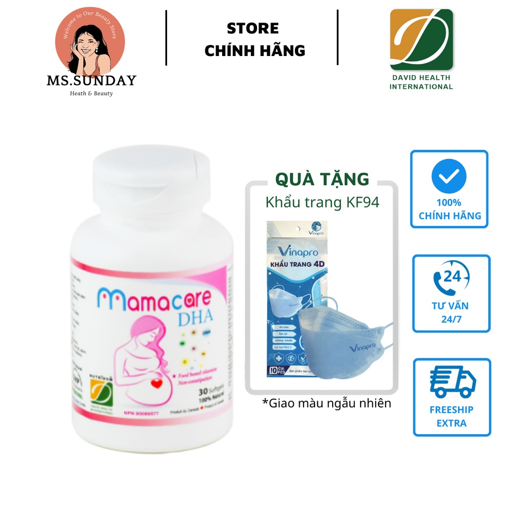 NUTRIDOM MAMACARE DHA 60V - David Health - Canada