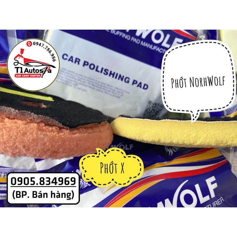 Phớt đánh bóng lông cừu cao cấp hiệu NorthWolf hiệu chỉnh bề mặt sơn