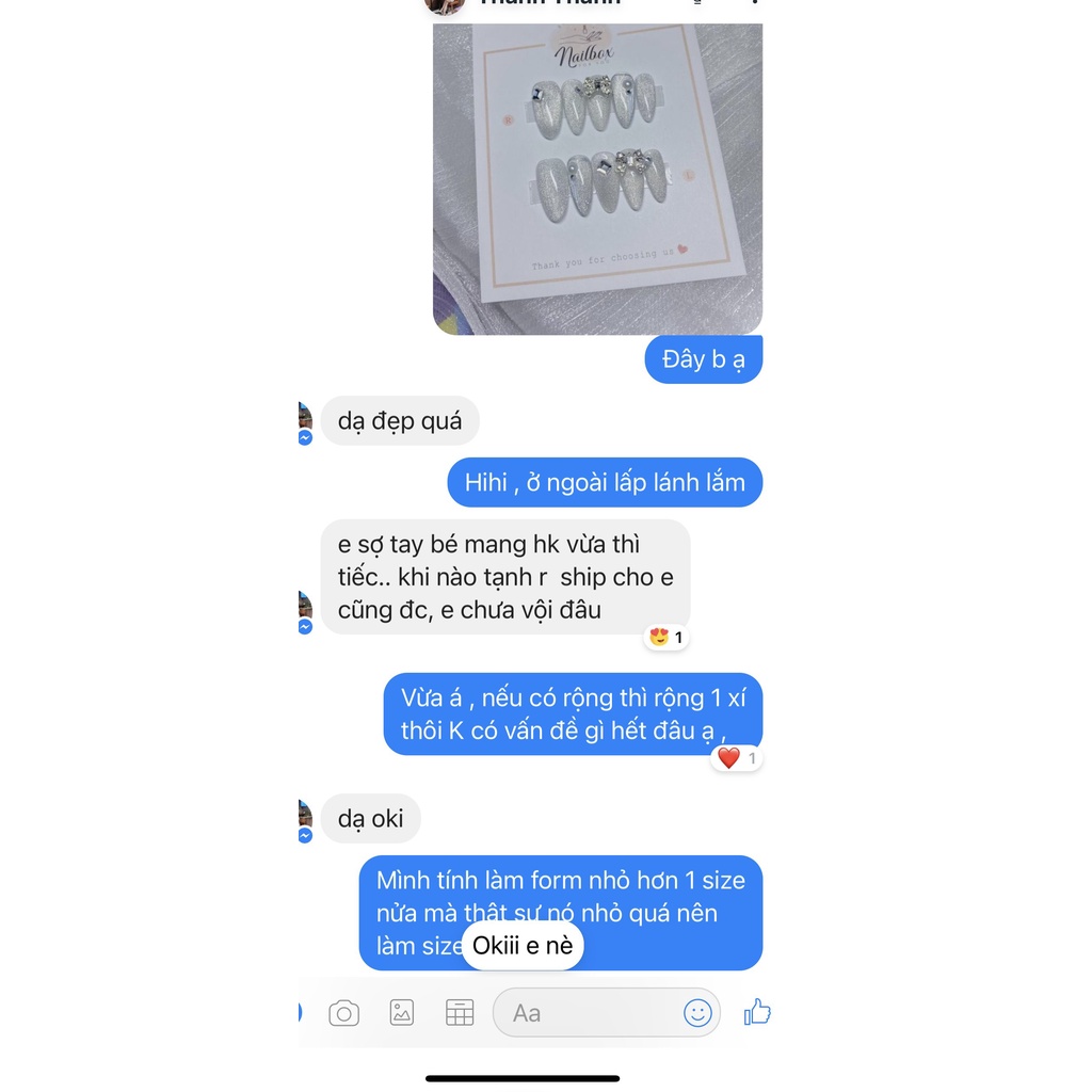 Sét 10 móng tay giả mắt mèo kim cương đính charm nơ xinh xỉu