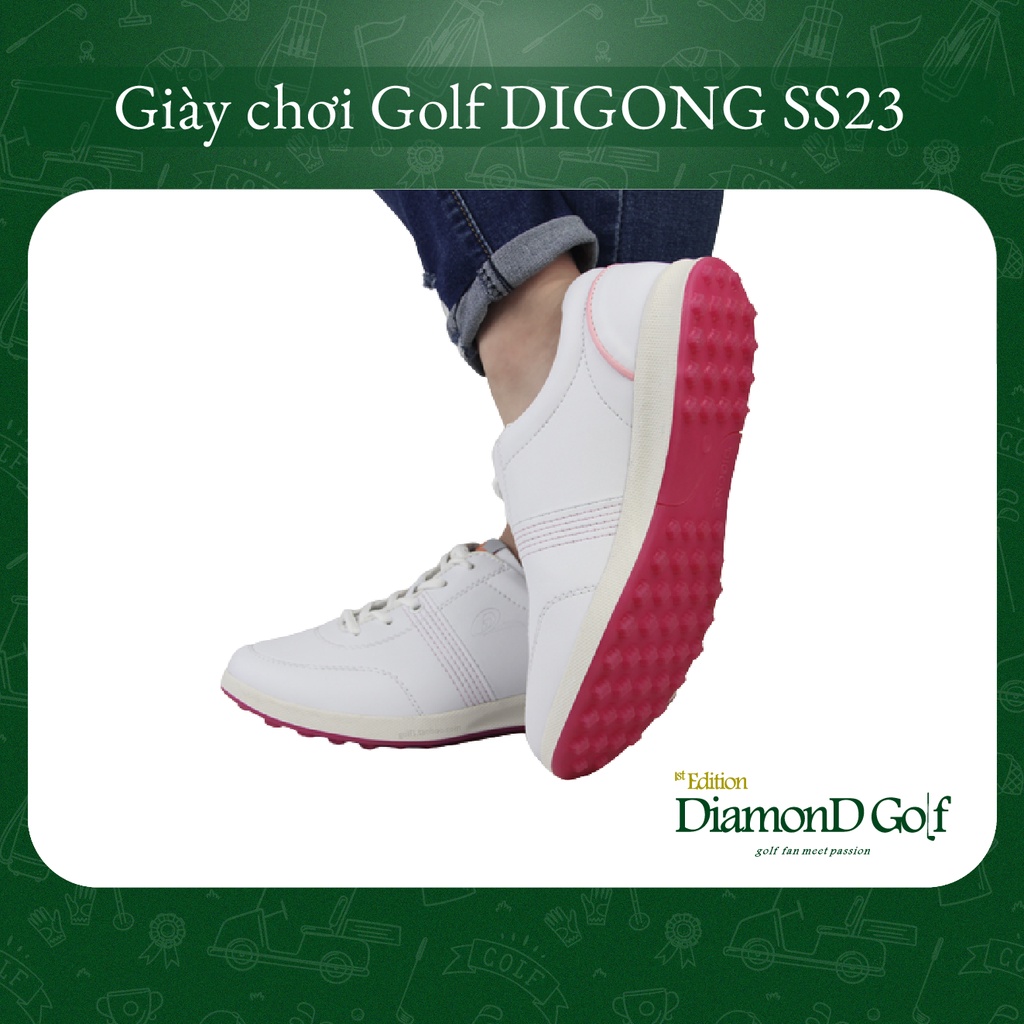 Giày Golf Nữ cao cấp, nội địa Trung tiện lợi DIGONG GOLF 2023