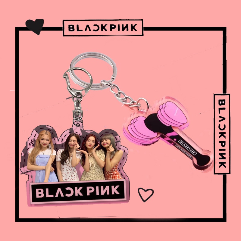 Móc Khóa Hình Blackpink Jennie Rose Jisoo Lisa