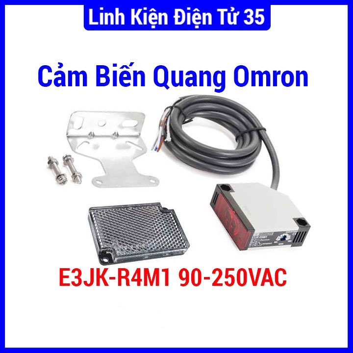 Cảm biến quang Omron E3JK-R4M1 90-250VAC chống nước chống bụi, có tuổi thọ cao hoạt động được trong nhiều môi trường