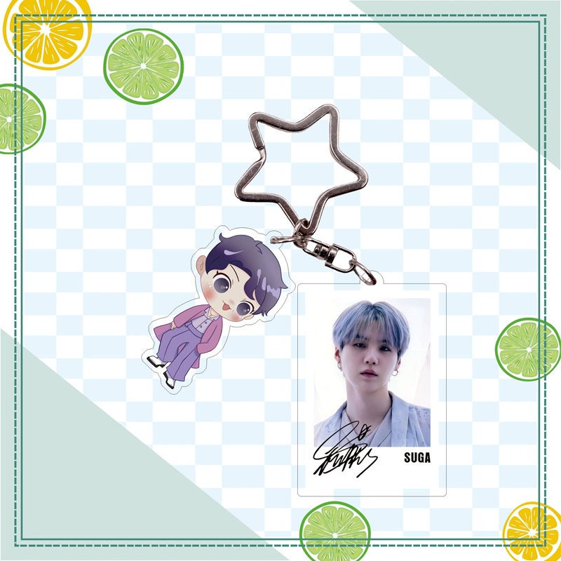 Móc Khóa Hoạt Hình Kpop BTS V JIMIN JUNGKOOK