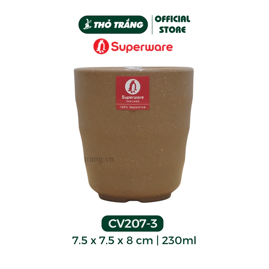 Ly Uống Nước Nhựa Nhám Melamine Superware Thái Lan Cao Cấp