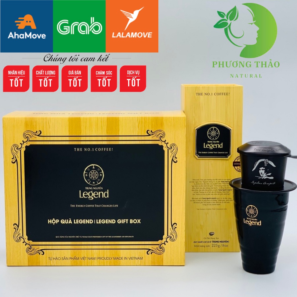 Hộp quà Cà phê LEGEND Trung Nguyên chuyên làm quà biếu