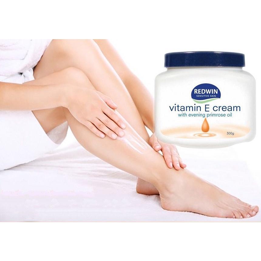 Kem dưỡng ẩm da Redwin Vitamin E Cream 300g, chiết xuất từ thiên nhiên an toàn hiệu quả cả cho da nhạy cảm - Loki