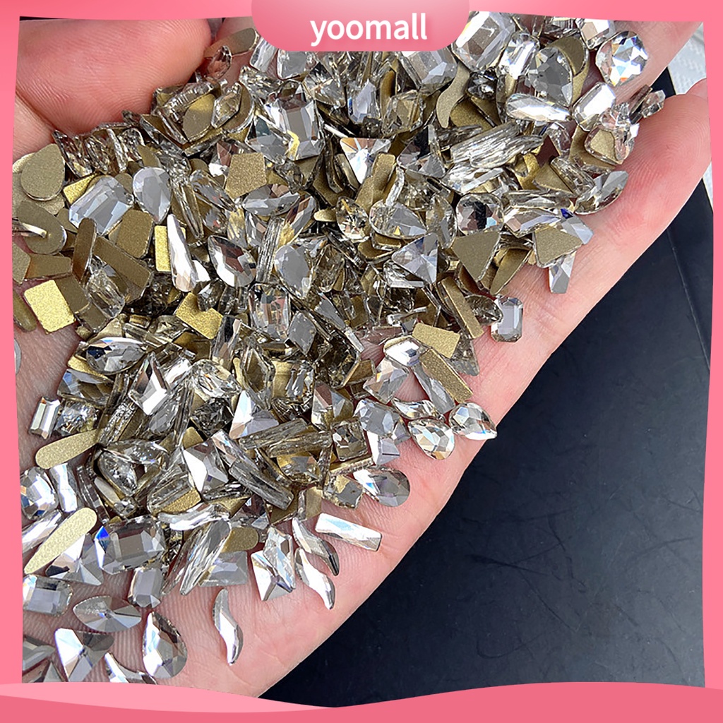 Túi 50 Hạt Đá 3D Lấp Lánh Đính Móng Nghệ Thuật