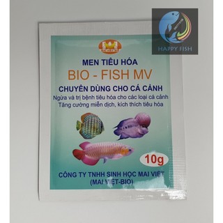 Men tiêu hóa mai việt bio fish mv gói 10g cho cá cảnh