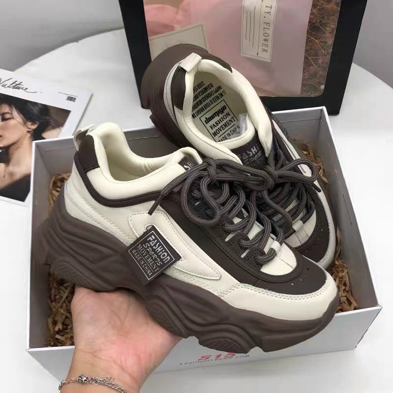 Giày thể thao phối màu fullbox qccc