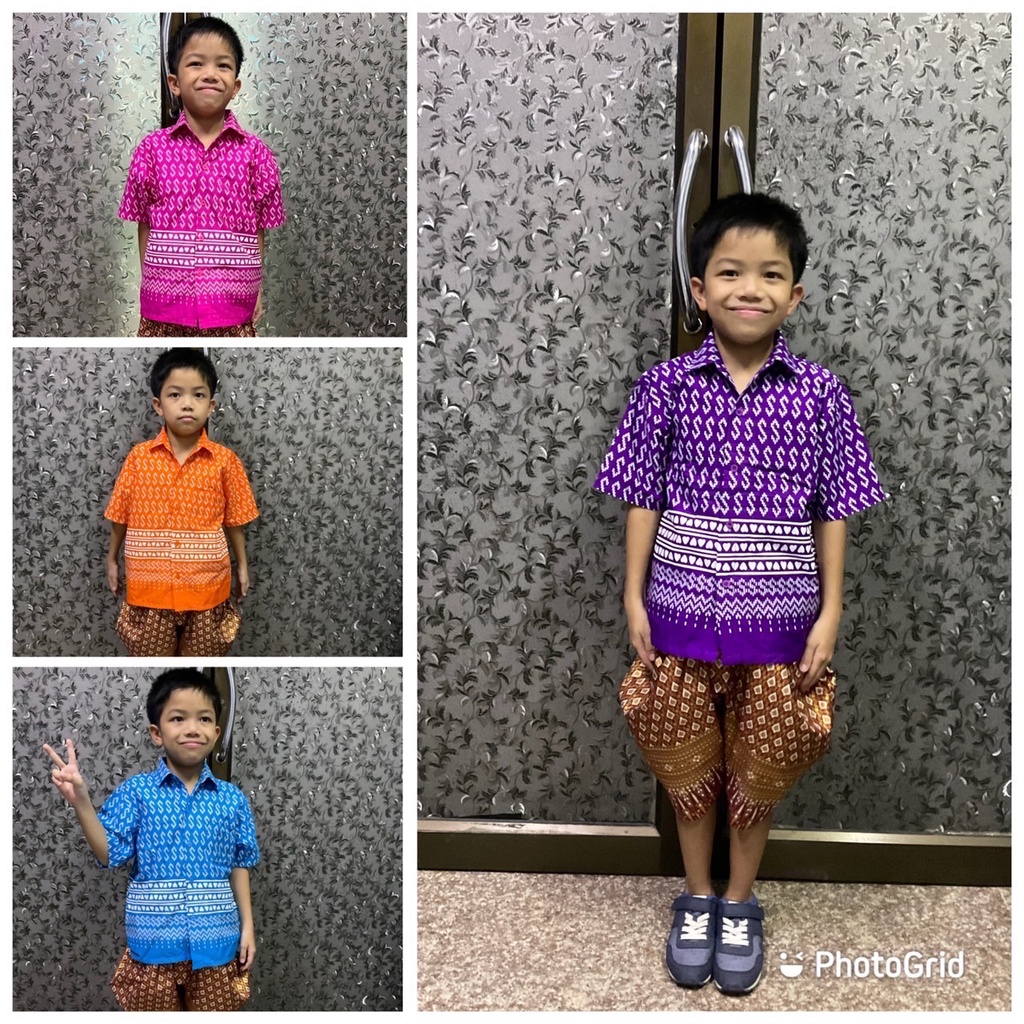 Áo sơ mi Asean Mẫu yêu cầu trẻ em