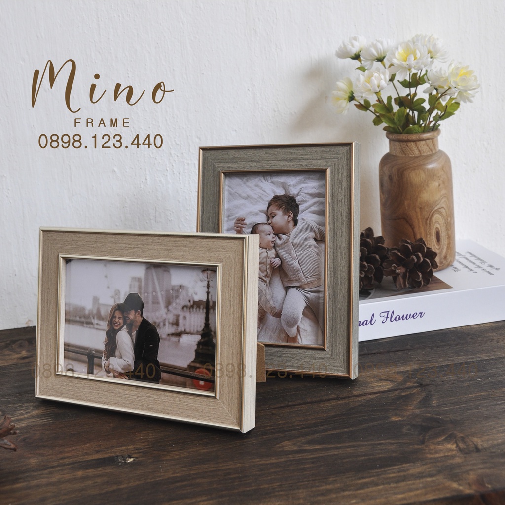 Khung Ảnh Gỗ Nhiều Kích Thước Trang Trí Phòng Khách, Phòng Ngủ Mino Frame