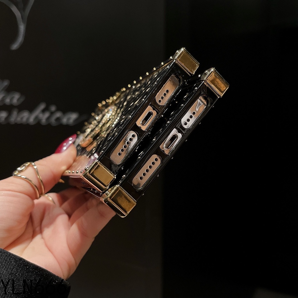 Ốp Điện Thoại Hình Vuông Có Giá Đỡ Cho iphone 15 pro max 14 pro max 13 pro max 12 pro max 11 pro max 6 6s 7 7plus 8 8plus x xr xs max