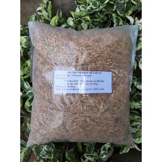 Giá thể vỏ trấu sống qua xử lý trộn đất trồng cây, rau hoa - gói 1kg