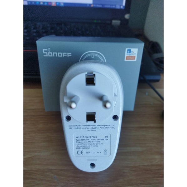Ổ cắm Wifi Sonoff EU S26 16A  điều khiển qua ứng dụng Ewelink Tiếng Việt