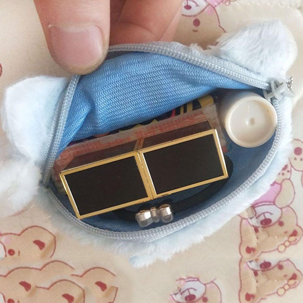 FALLFORBEAUTY Ví Đựng Tiền Xu Có Khóa Kéo Họa Tiết Hoạt Hình Kuromi Melody Dễ Thương Đa Năng Cho Nữ