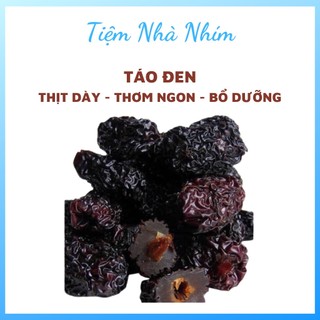 500g táo tàu đen sấy dẻo ngọt thanh, thịt dày hạt nhỏ, táo đen sấy ăn liền bổ dưỡng, thơm ngon