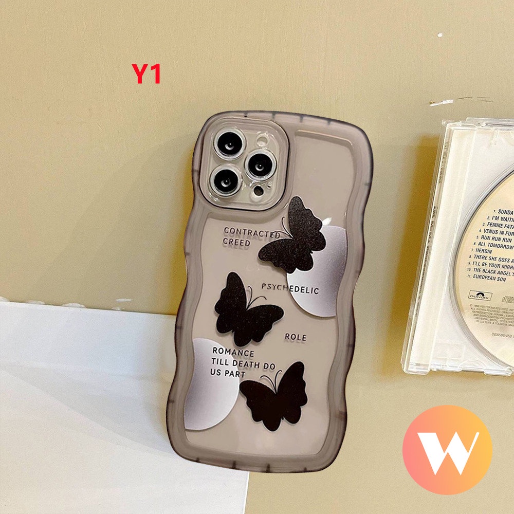 Ốp Điện Thoại Họa Tiết Bươm Bướm Dễ Thương Cho IPhone 7Plus 8Plus 11 12 13 14 Pro Max 7 8 6 6s 14 Plus XR X XS Max SE 2020