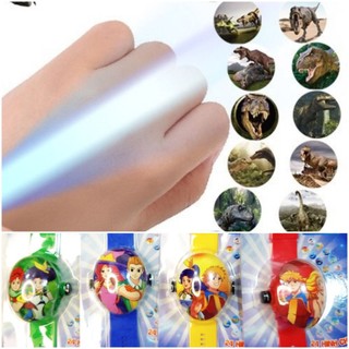Đồng Hồ Đồ Chơi Chiếu Hình 3D mẫu đẹp chiếu được 24 hình con vật