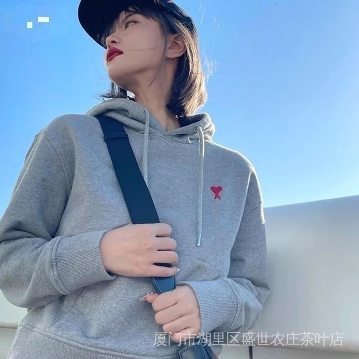 High CP value!  Ultra high! Pure cotton hoodie with embroidered 5+ letters, undergraduate style, suitable for both men and women